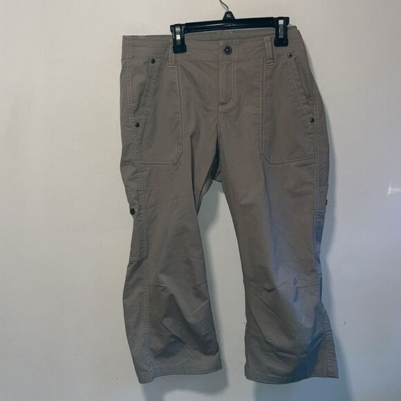 EXCELLENT CONDITION WOMEN’S SIZE 10 KUHL FREE RANGE KHAKI CAPRI - Picture 2 of 12
